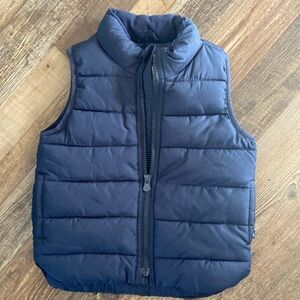 Baby Gap navy blue cold control puffer vest size 2T